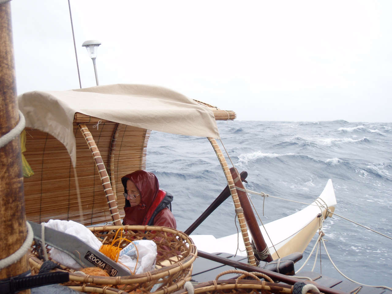 Hanneke at the helm