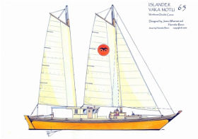 Islander 65 sail plan drawing
