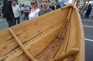 Norwegian sewn boat replica