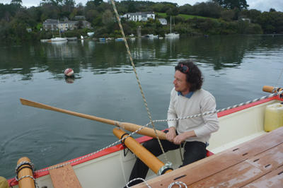 Michael rowing Amatasi