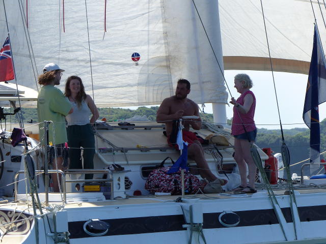 Ross and the crew aboard Hecate