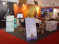 Stand at boat show