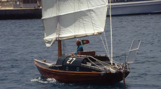 Junk rigged folkboat