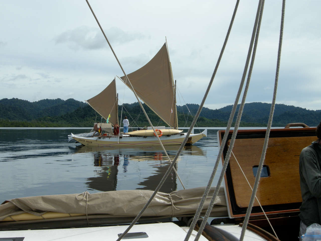 The boats sailing