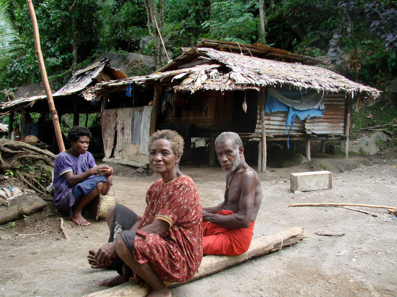 Locals in Garove village
