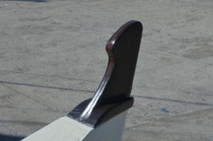 Coated sternpost