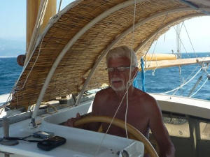 Klaus at the helm
