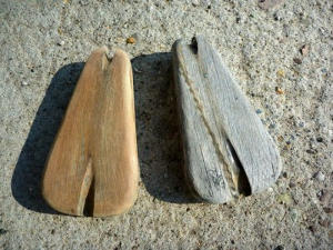 Wooden deadeye blocks