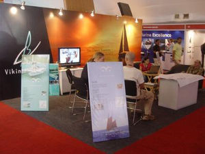 A stand at a boatshow