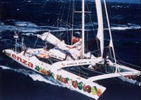 Racing catamaran