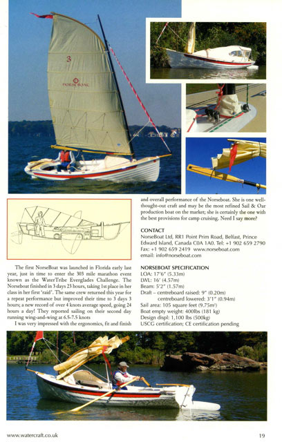 Page from Watercraft magazine