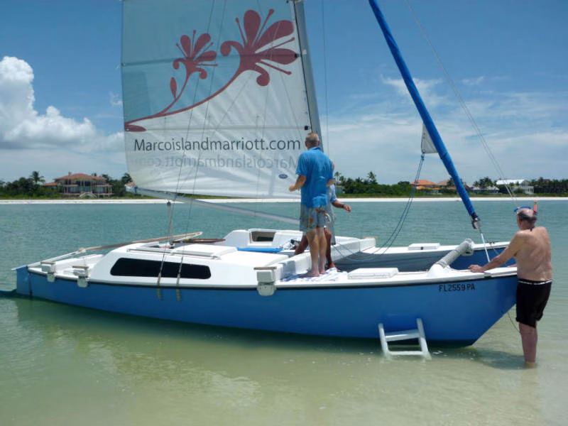 Launching And Sailing The Tiki 8m