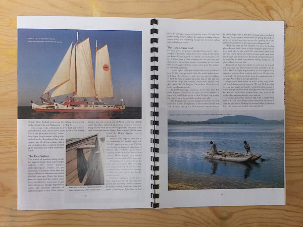 A booklet on a desk